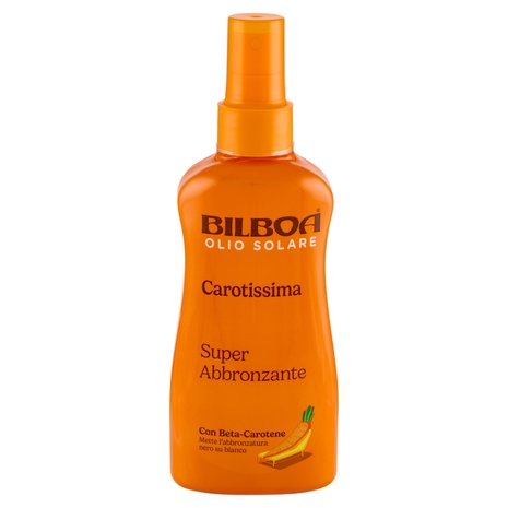 Bilboa Carotissima Olio Solare Super Abbronzante con Beta-Carotene 200 ml